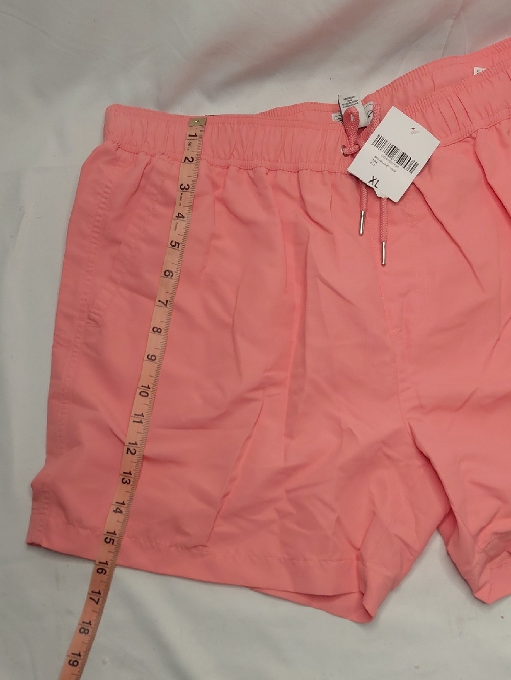 Unisex Casual Drawstring Shorts - Pink, Black, Yellow, Coral, Blue - Picture 8 of 11